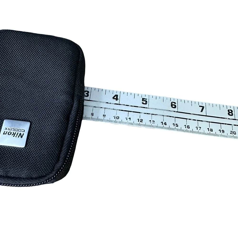 Nikon Coolpix Black Nylon Compact Digital Camera Pouch Case OEM Belt Loop